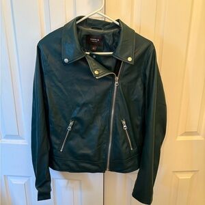 Torrid Women's Green Faux Leather Jacket